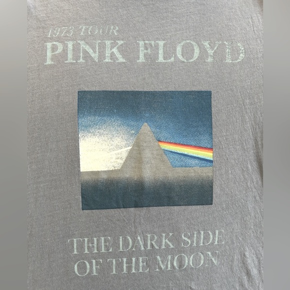 NWOT Simply Vera Vera Wang Blue Short Sleeve Pink Floyd Tee Shirt. Size Small - Picture 3 of 9